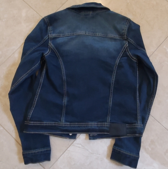 SILVER JEANS EVELYN DARK WASH 250 JACKET L (12-14) - Picture 2 of 5
